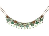 Necklace Ayala Bar Woman Seagrass in Metal Alloy Cristallo C3615